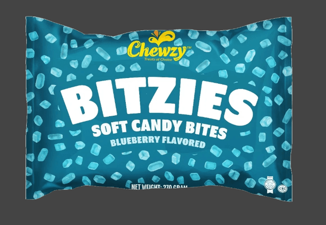 Chewzy Bitzies Soft Candy Bites Blueberry